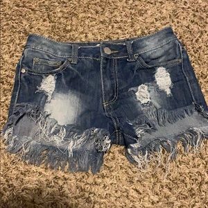 Crave Fame by Almost Famous Jean shorts